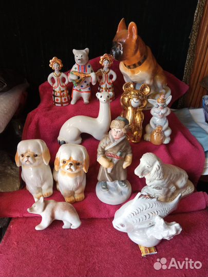 Статуэтки фарфор. Песочное. Дулево. лфз