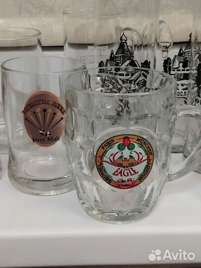 Пивные кружки и бокалы