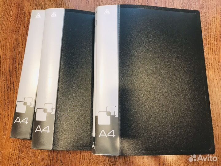 Папки пластиковые с пружинным скоросшивателем