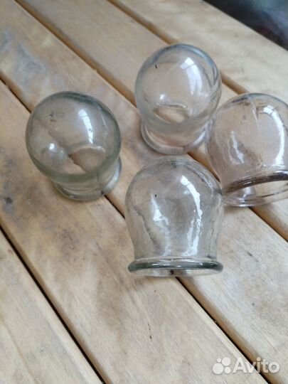 Медицинские стеклянные баночки