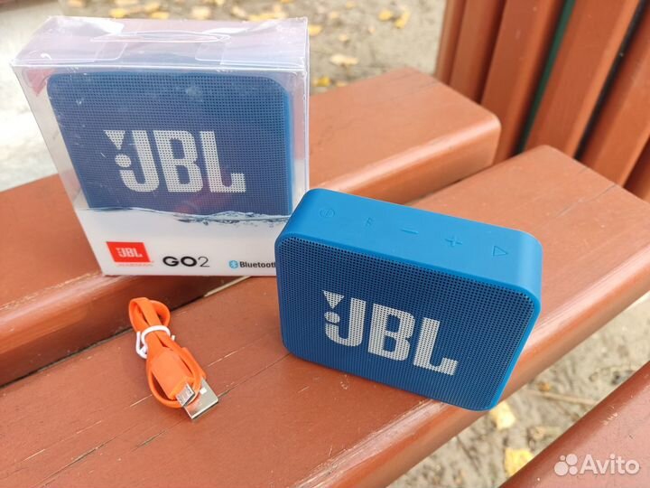 Колонка JBL Go 2 синяя