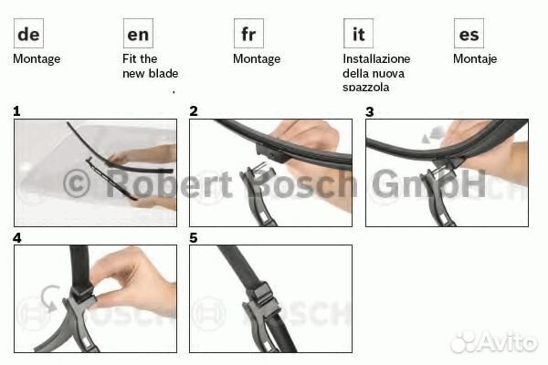 Щетки стеклоочистителя бескаркасные aerotwin 600/6