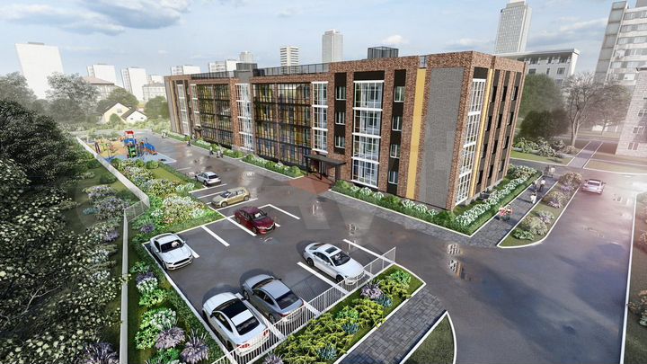 2-к. квартира, 42,9 м², 4/4 эт.