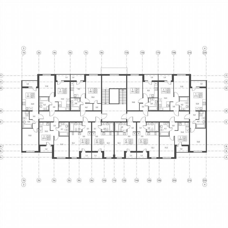 Квартира-студия, 25,2 м², 5/8 эт.