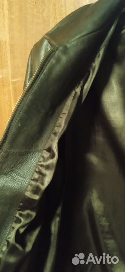 Кожаная куртка мужская 46 48