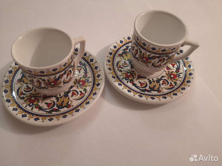 Чашка с блюдцем, кофейная пара