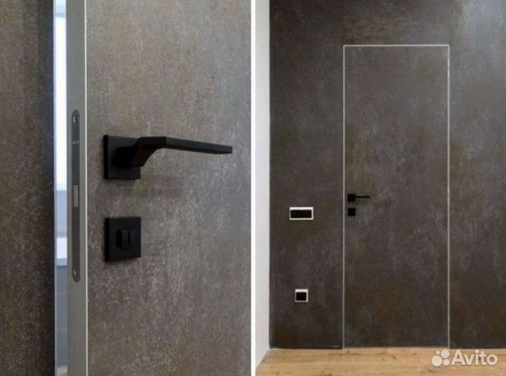 Скрытые двери под покраску