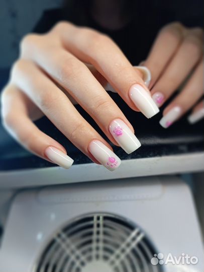 Маникюр, гель-лак, наращивание, коррекция ногтей