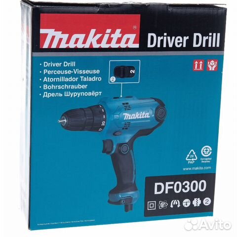 Сетевая дрель-шуруповерт Makita DF0300