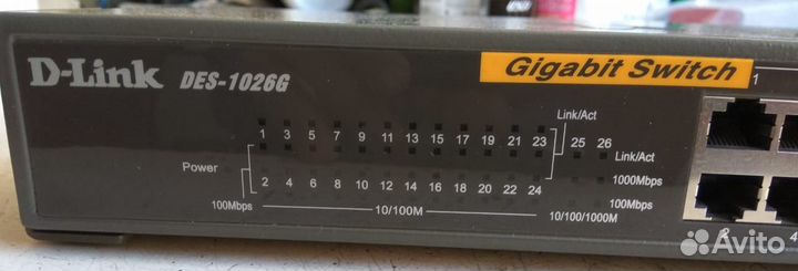 Коммутатор D-link DGS-1016D, DGS-1008D, DGE-530T