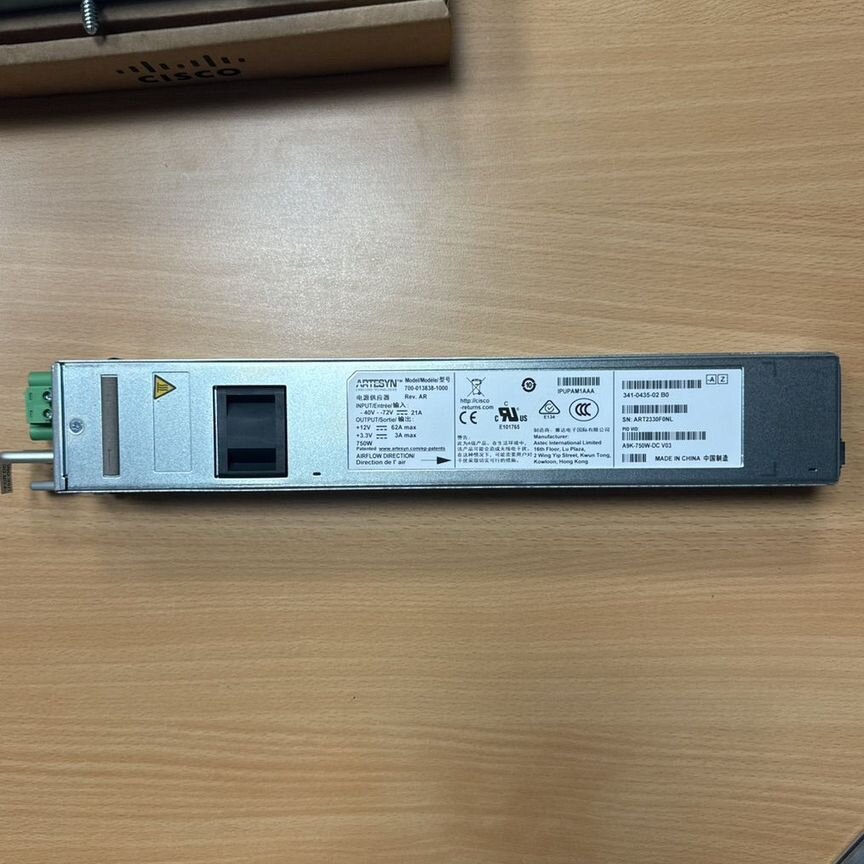 [A9K-750W-DC] Блок Питания Cisco A9k-750w-Dc