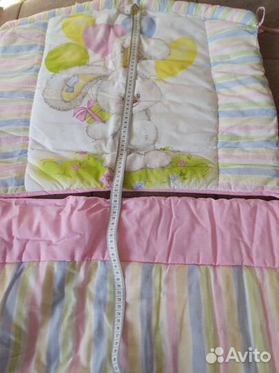 Бортики+Спальный комплект в детскую кроватку 10 пр