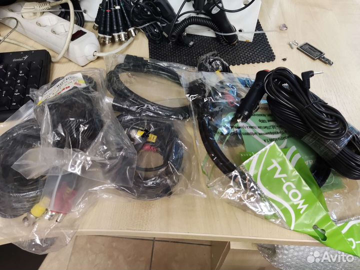 Кабеля для видео наблюдения, зарядники, штекеры