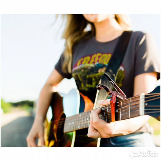 Каподастр для акустической гитары Kyser KG6snba