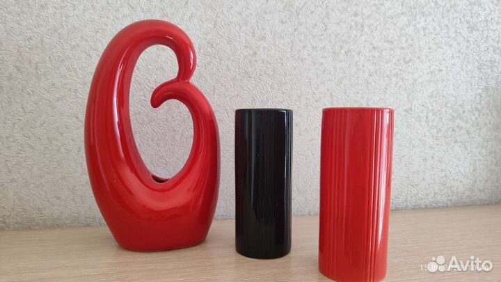 Декоративные вазы + подсвечники набором