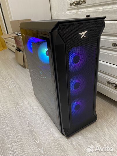Игровой стстемный блок ryzen 5/16gb/rx6800/ssd/hdd