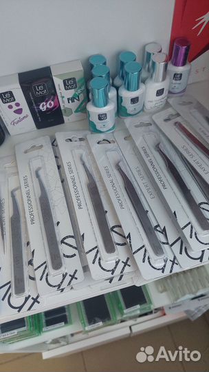 Ресницы, пинцет для наращивания Le mat