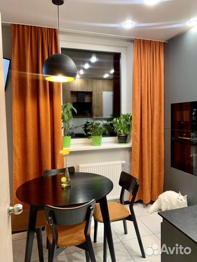 Шторы в наличии. Оранжевые, Carolina