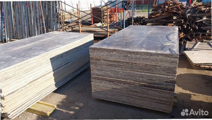 Фанера ламинированная новая и бу