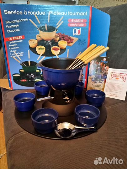 Фондю Вулкан-Карусель D17см(1.4л),чугун