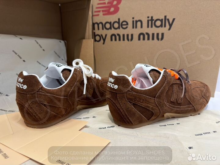 New Balance X Miu Miu 530 SL Suede sneakers