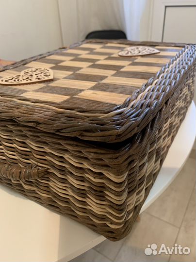 Корзина плетеная для документов