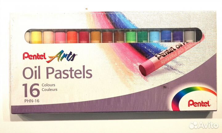 Пастель масляная Pentel Arts 16 цветов