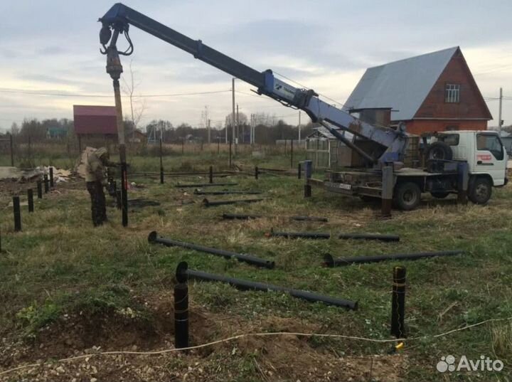 Винтовые сваи под ключ