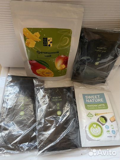 Чай матча,гречишный чай манго.цена за 5 шт.новое