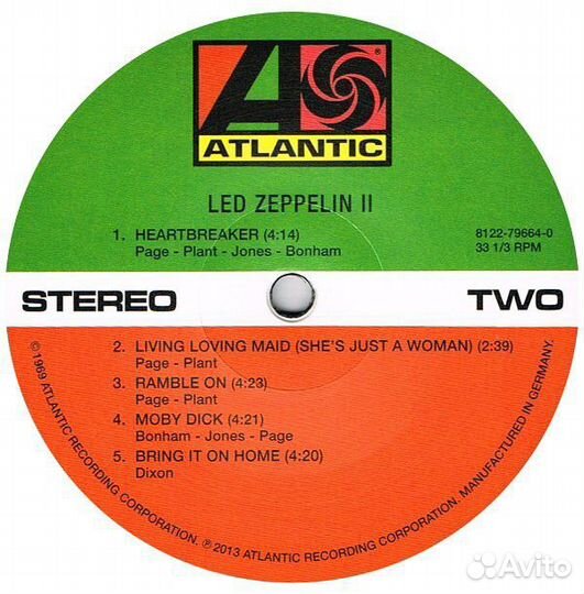 Виниловая пластинка WM Led Zeppelin Led Zeppelin I