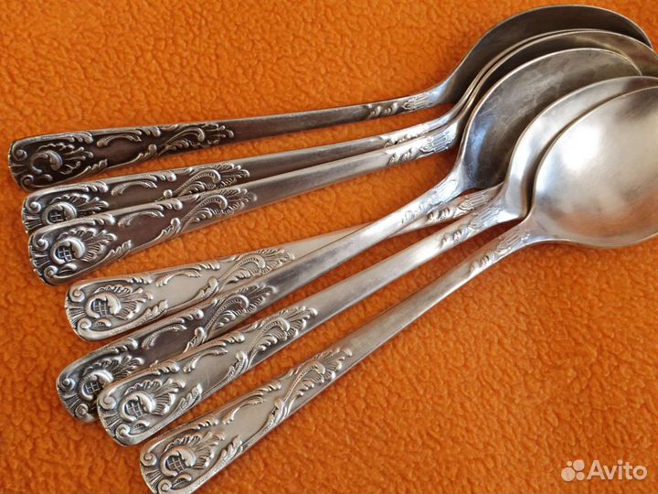 Мельхиор СССР - столовые чайные ложки вилки ножи