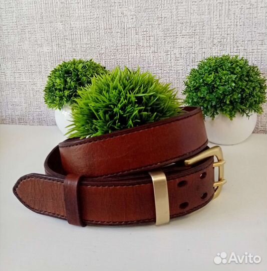Кожаный ремени ручной работы