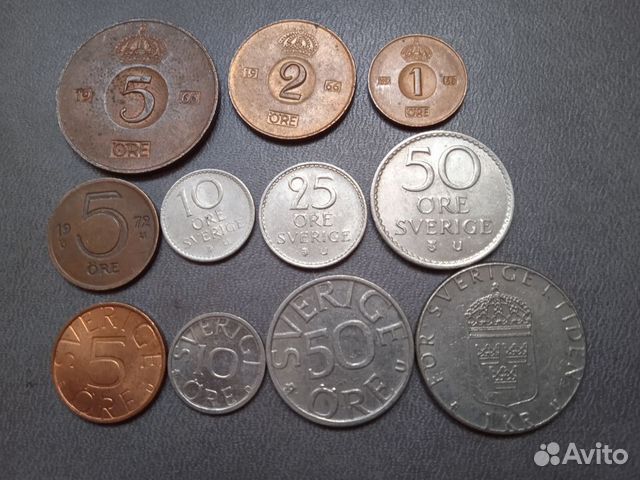 Монеты Швеции (наборы)