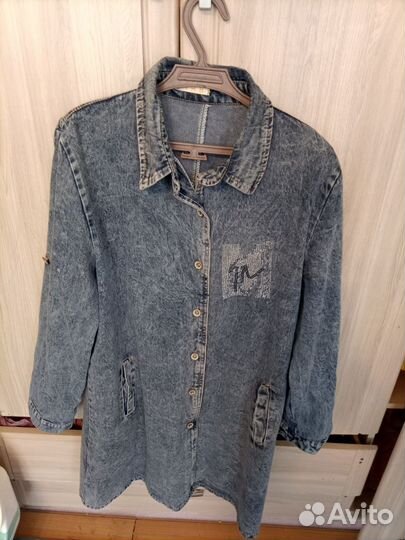 Кардиган джинсовый