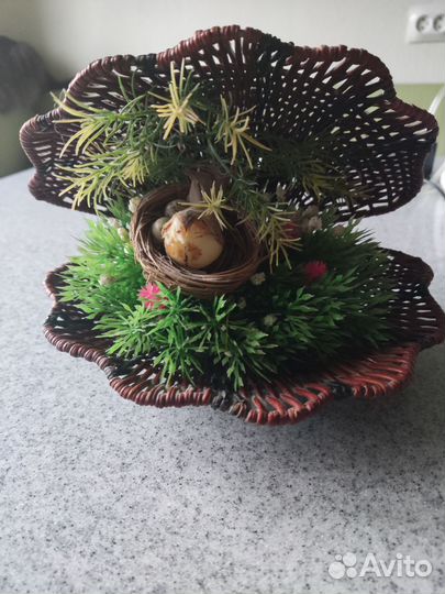 Композиция в виде ракушке