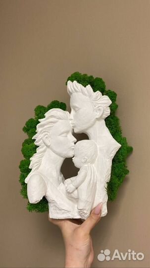 Гипсовая статуэтка Семья/Пара/Ребенок/Декор