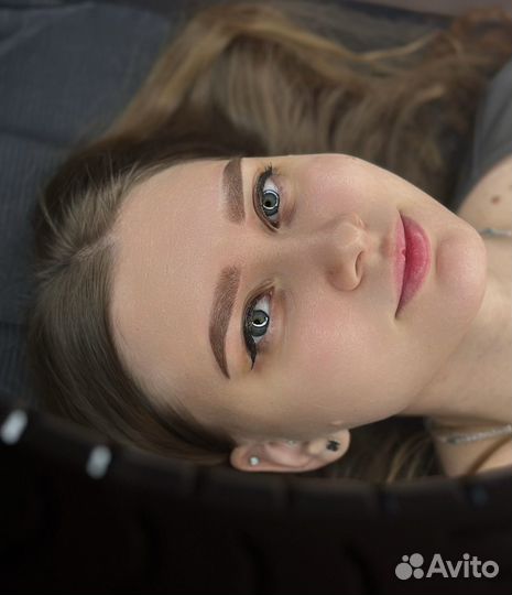 Перманентный макияж бровей губ и век татуаж