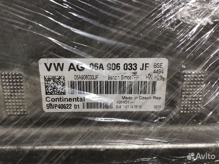 Блок управления двигателя Golf 6 1.6 BSE