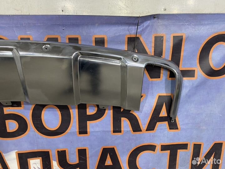 Mercedes ML164 накладка задний бампер хром