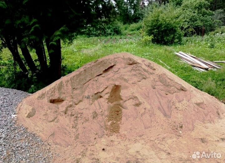 Песок карьерный с доставкой