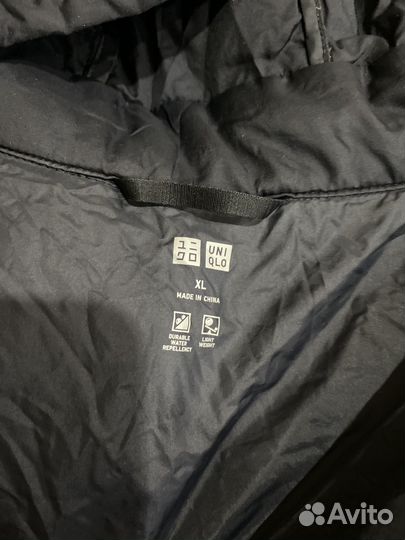 Куртка пуховичок Uniqlo XL с капюшоном
