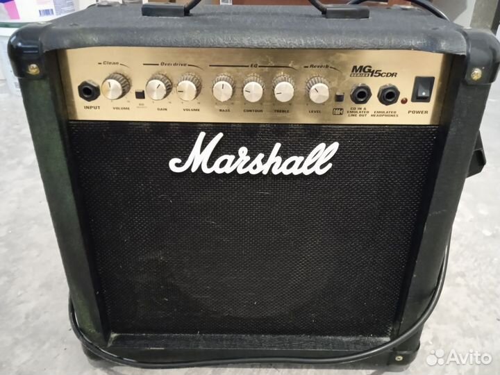 Гитарный комбоусилитель marshall MG15cdr