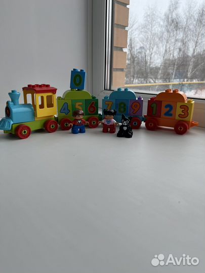 Lego duplo поезд считай и играй
