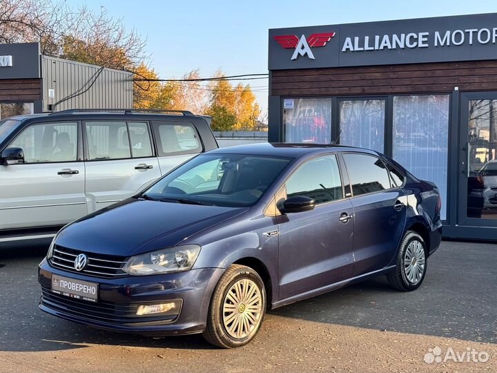 Volkswagen Polo 1.6 AT, 2017, 114 129 км