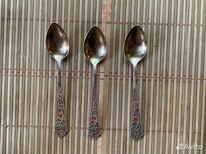 Серебряные ложки СССР 3 шт