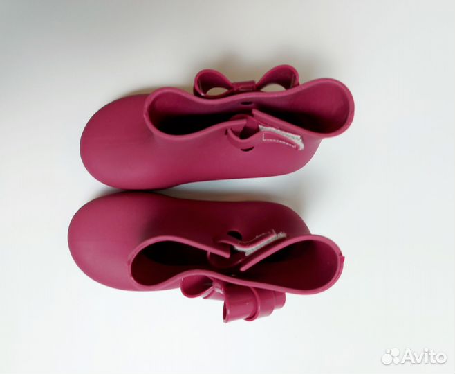 Резиновые полусапожки