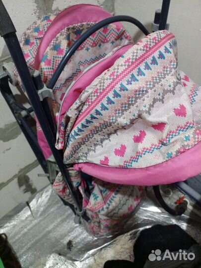 Детские зимние санки на колесах