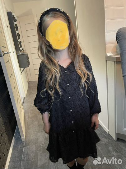 Платье с бахромой Zara