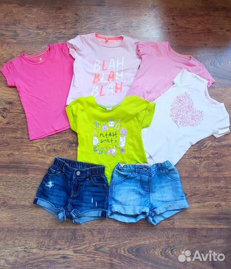 Вещи пакетом на девочку 98/104 Лето