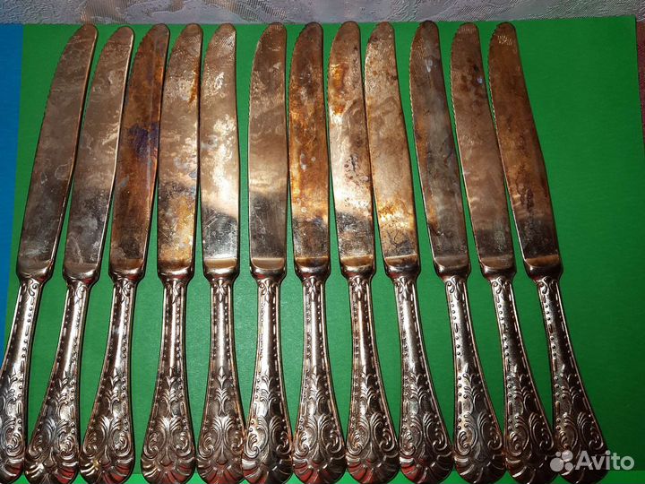 Набор ножей и ложек СССР